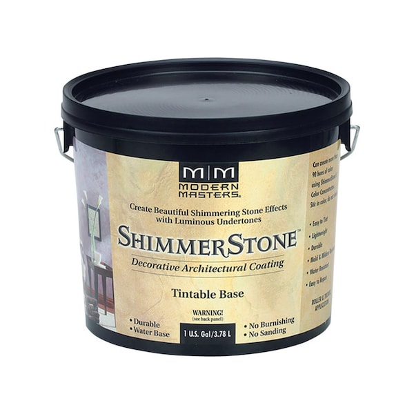 Modern Masters Modern Masters Shimmer Stone Tintable Water-Based Decorative Architectural Coating 1 gal SS1001GAL - main